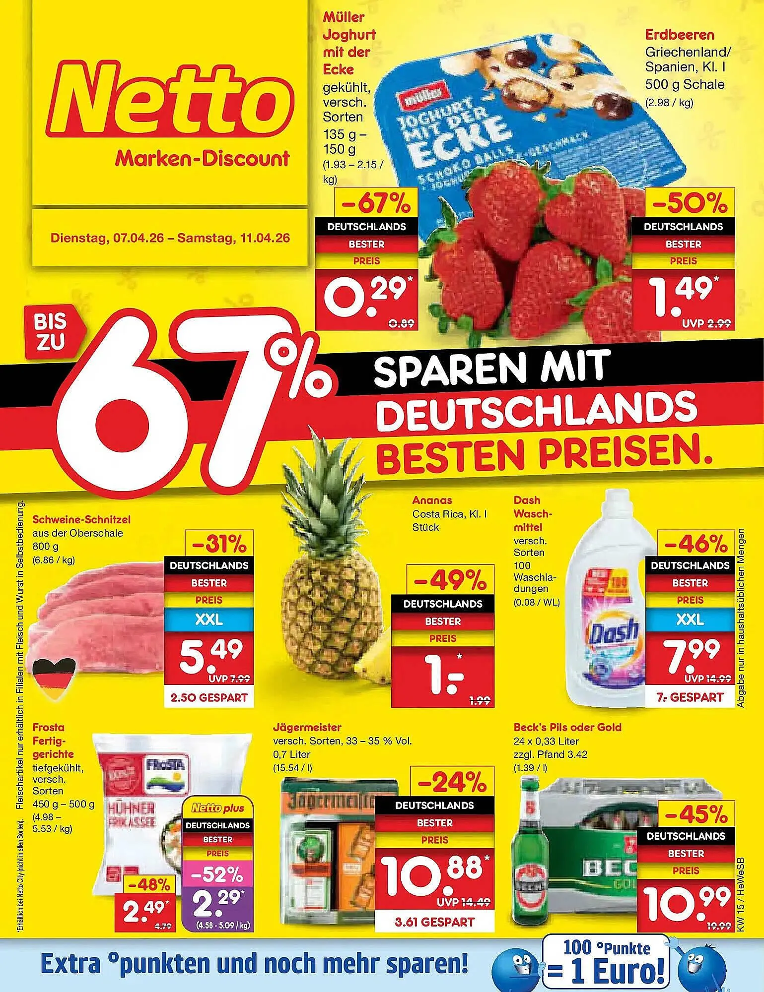 Netto Marken-Discount DE folder van 5 april tot 11 april 2026 - Folder pagina 1