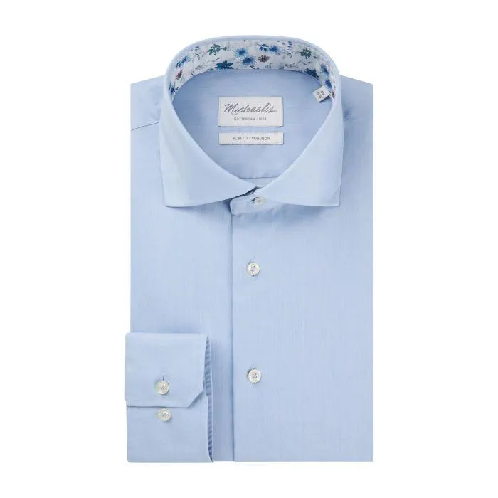 Overhemd Cutaway Blauw