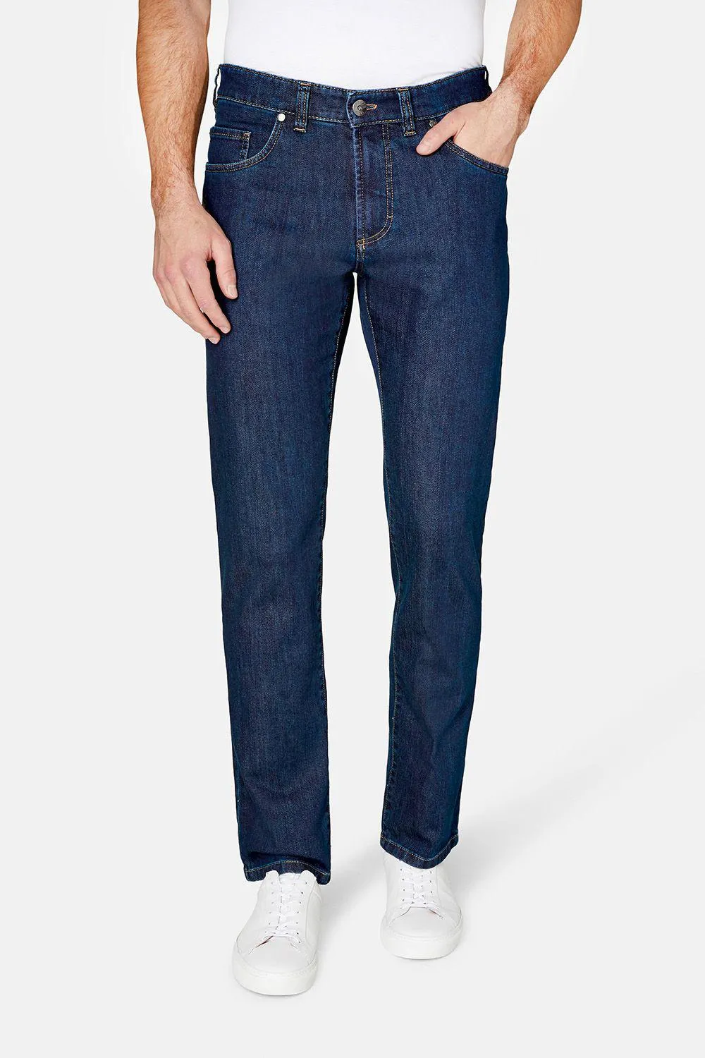 Nevio-11 Regular Fit 5-Pocket Jeans Indigo