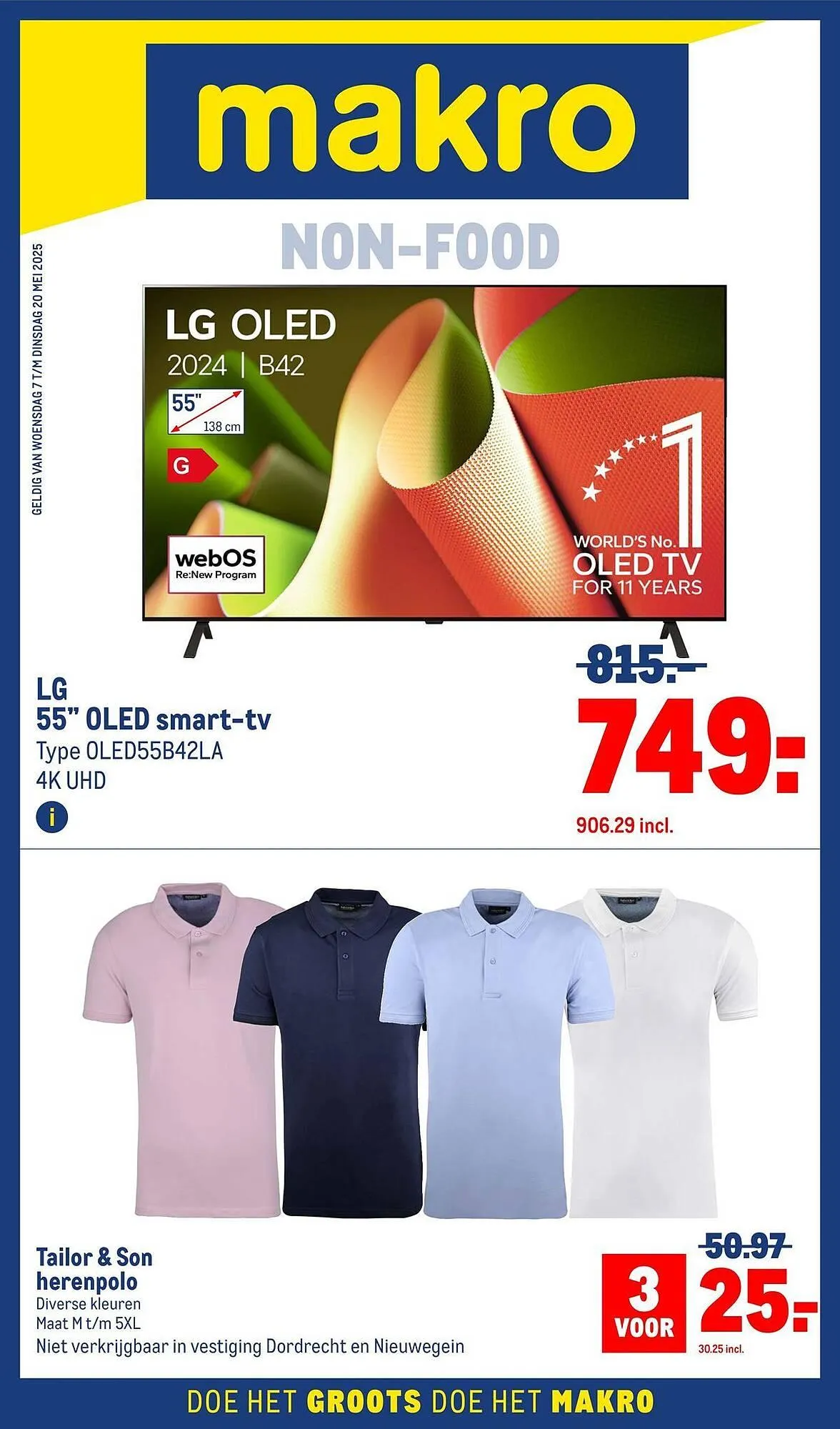 Makro folder van 8 mei tot 20 mei 2025 - Folder pagina 1