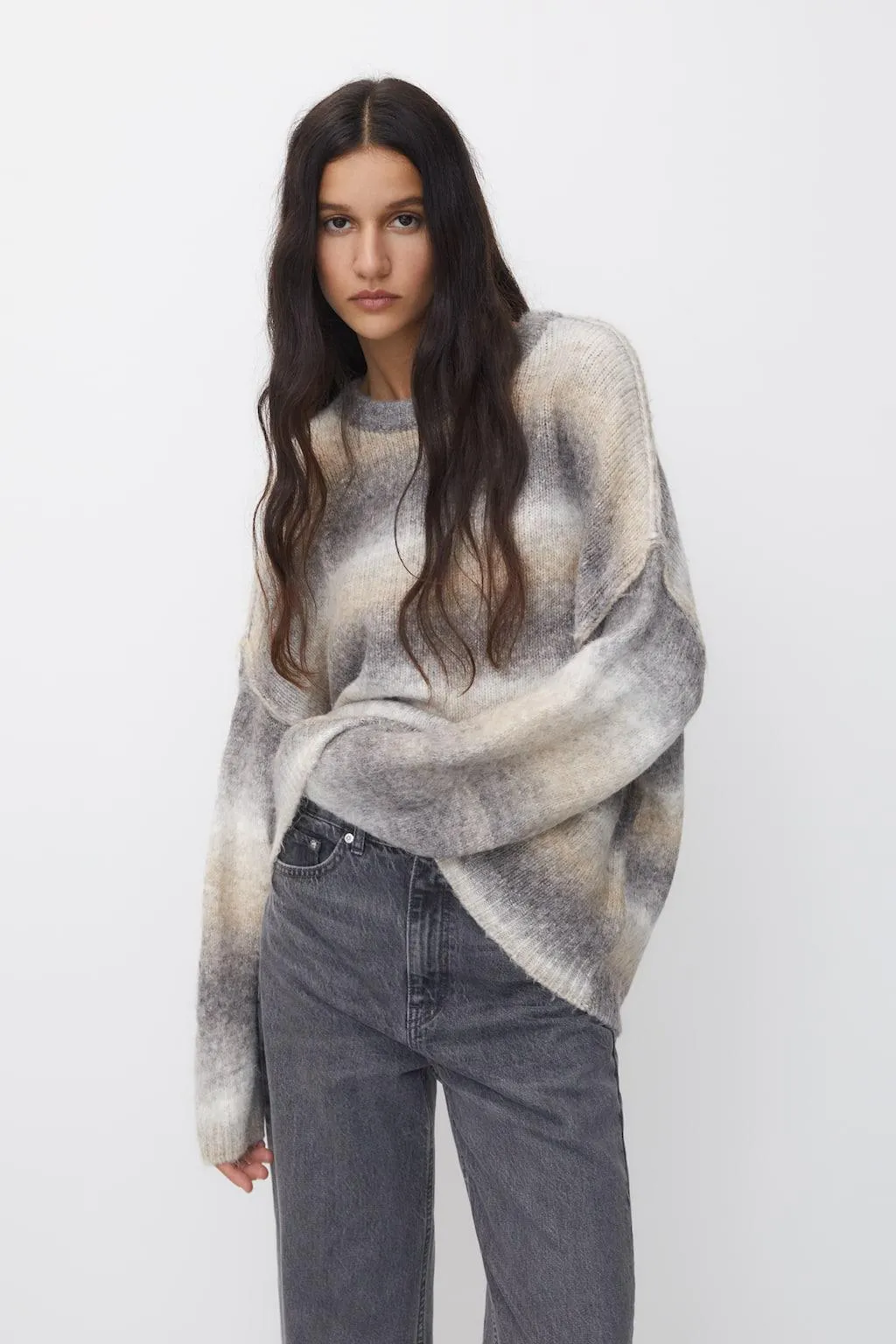 SPACE-DYE TRICOT TRUI