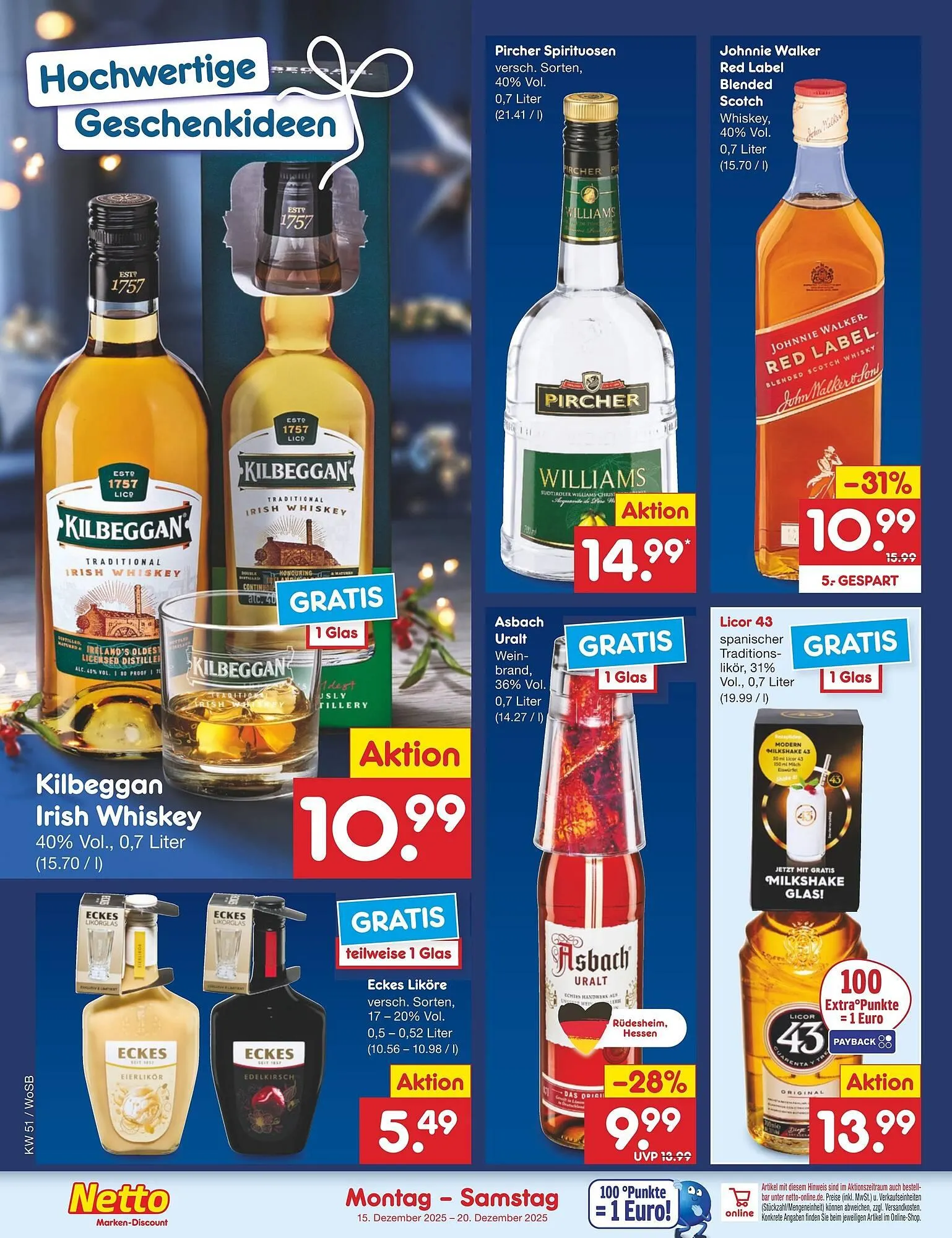 Netto Marken-Discount DE folder van 15 december tot 20 december 2025 - Folder pagina 22