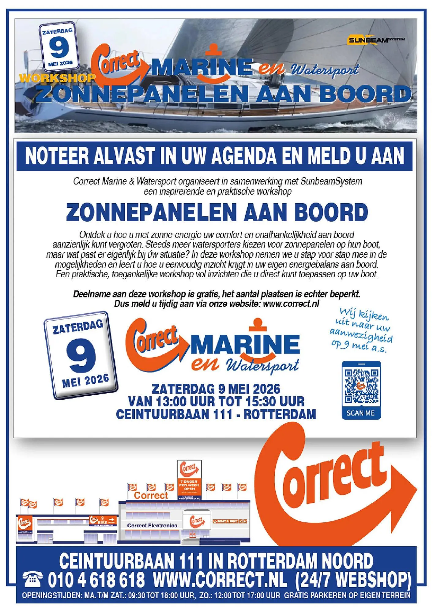 Correct folder van 6 mei tot 9 mei 2026 - Folder pagina 1