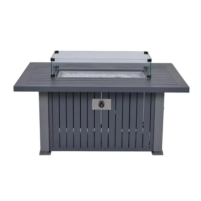 Cozy Living Albufeira gas vuurtafel 132x89xH61 cm - donker grijs