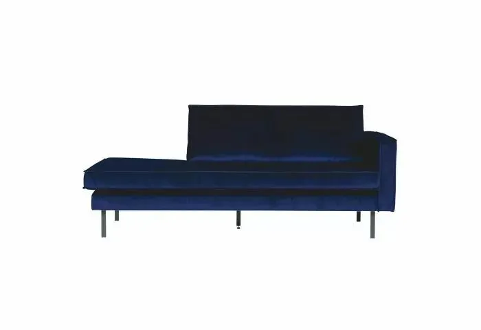 Daybed Rodeo Rechts Velvet Donkerblauw