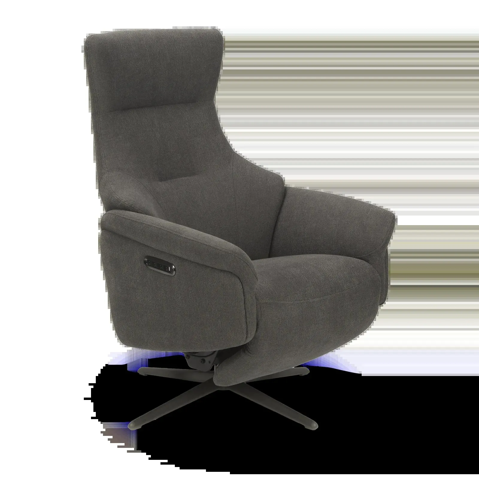 Relaxfauteuil (elektrisch/zwart) Impreza - Soda Charcoal
