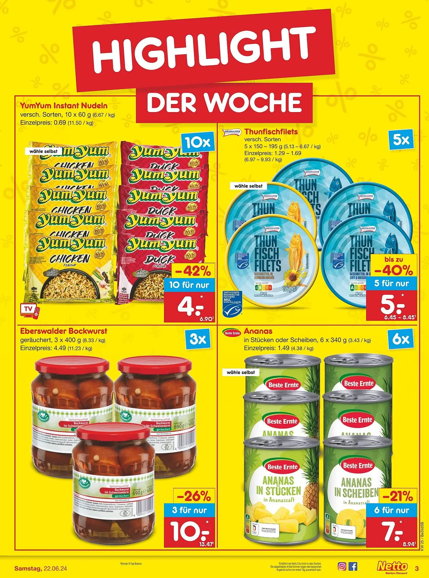 Netto Marken-Discount DE folder van 17 juni tot 22 juni 2024 - Folder pagina 3