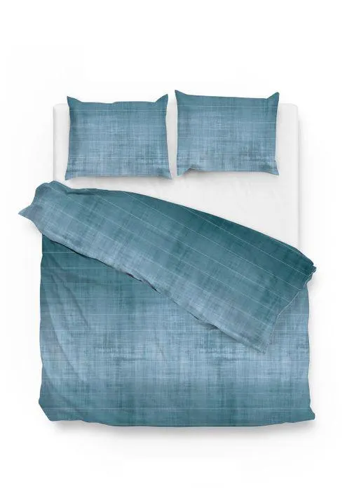 Zo Home Dekbedovertrek Katoen Rooney - blauw