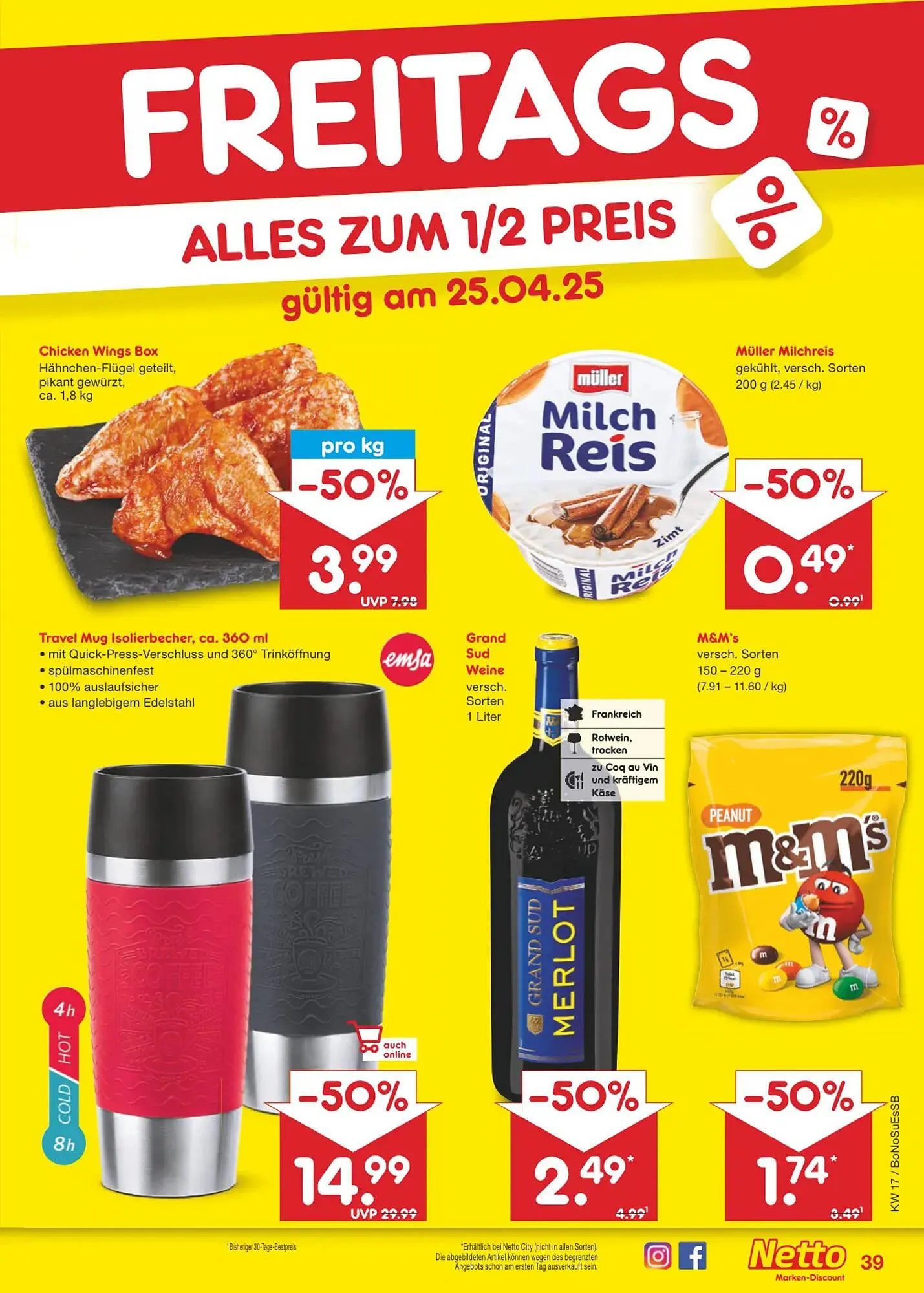Netto Marken-Discount DE folder van 22 april tot 26 april 2025 - Folder pagina 61