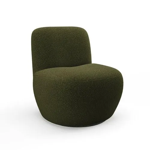 Sia Home - Fauteuil JENA - Krul - Khaki - 64cm