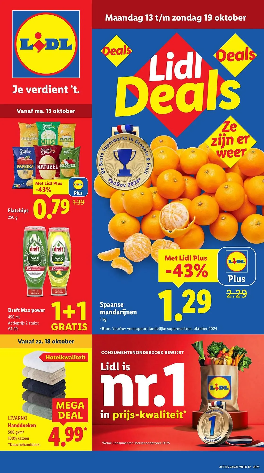 Lidl folder van 13 oktober tot 19 oktober 2025 - Folder pagina 1