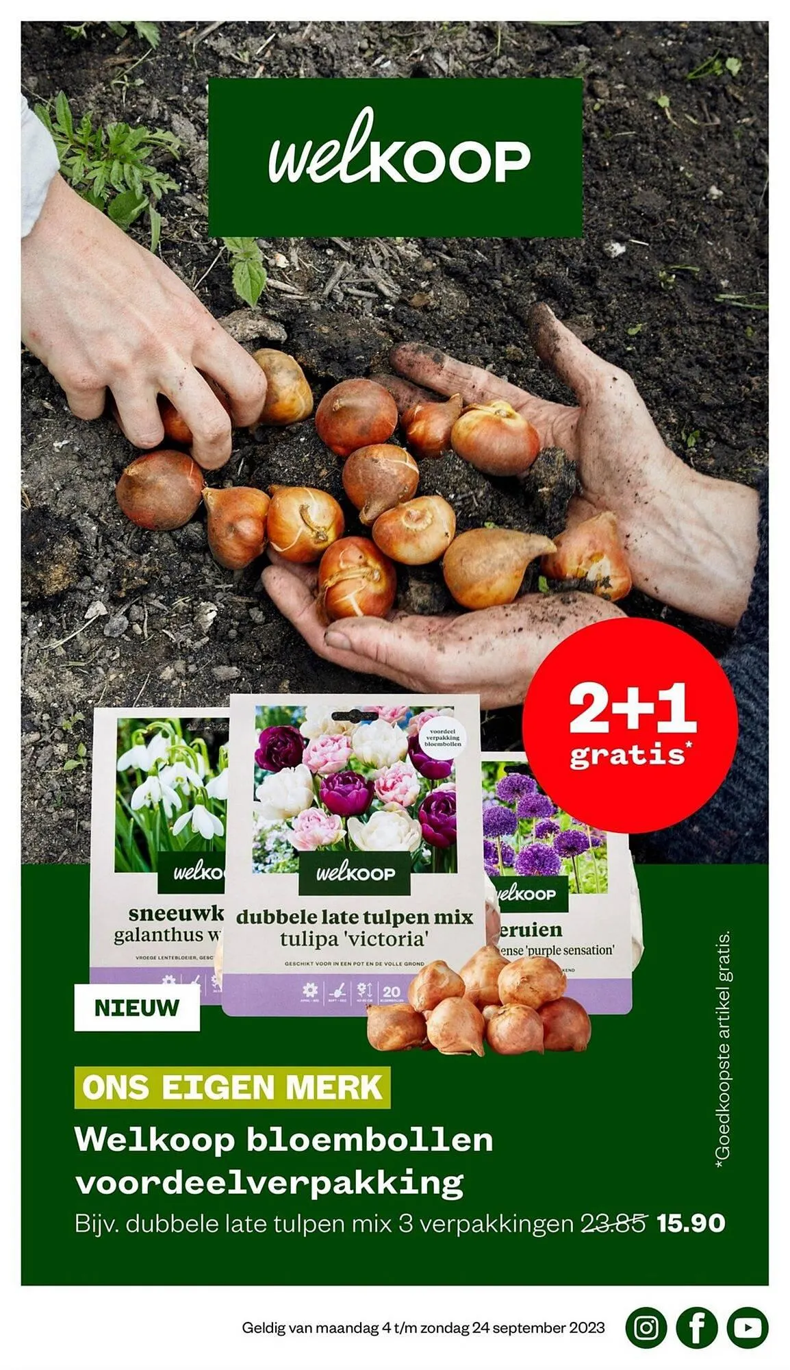 Welkoop folder van 4 september tot 24 september 2023 - Folder pagina 1