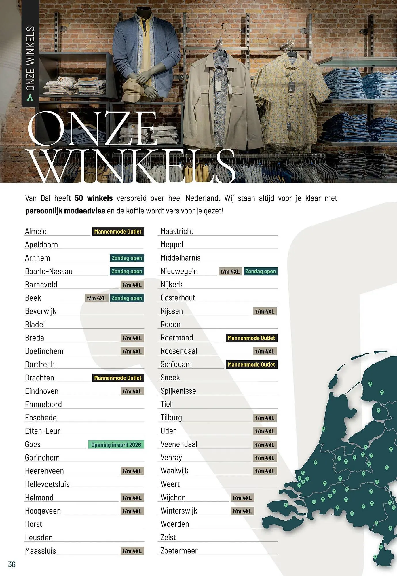 Van Dal Mannenmode folder van 2 april tot 6 april 2026 - Folder pagina 36