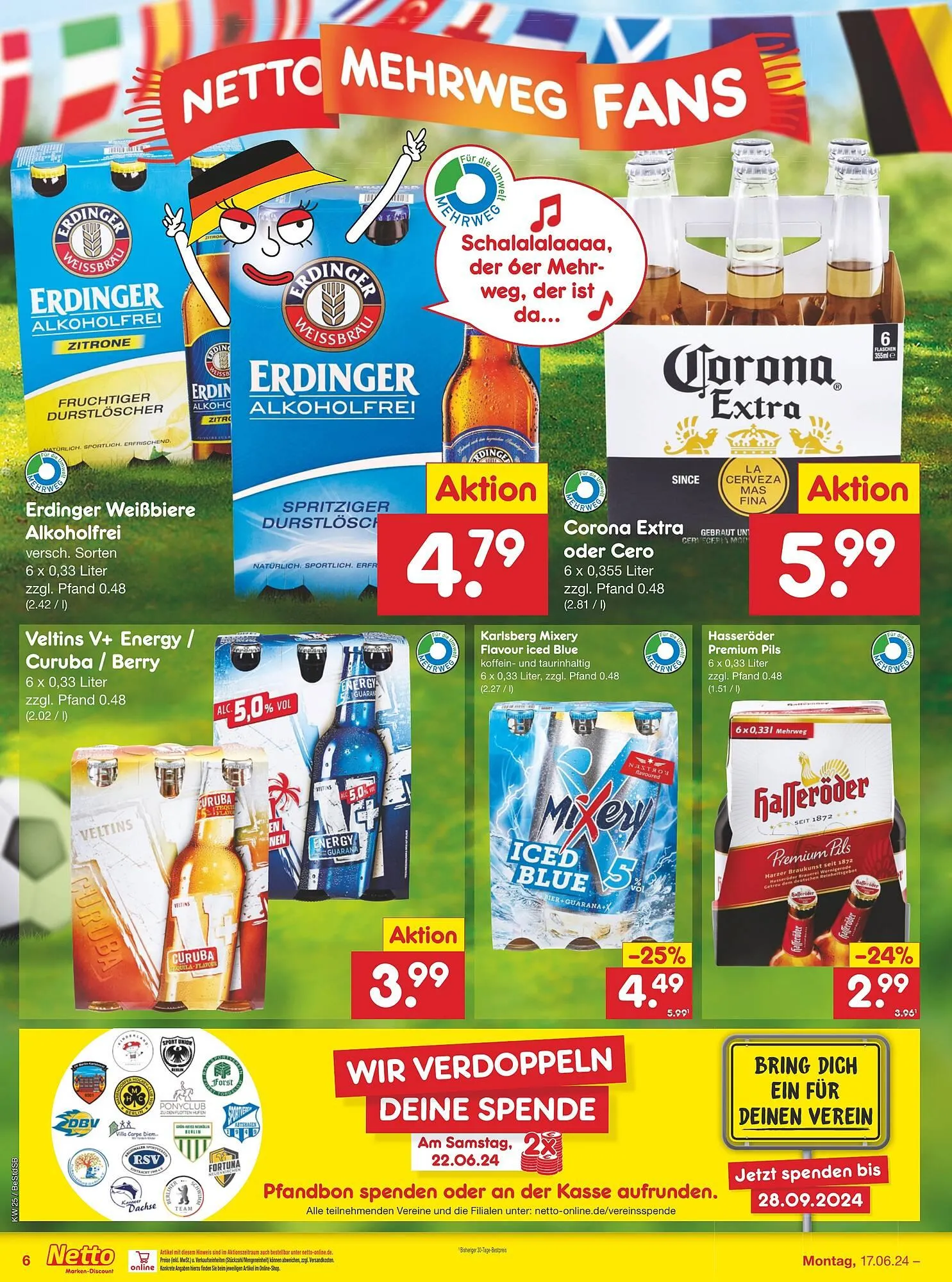Netto Marken-Discount DE folder van 17 juni tot 22 juni 2024 - Folder pagina 6