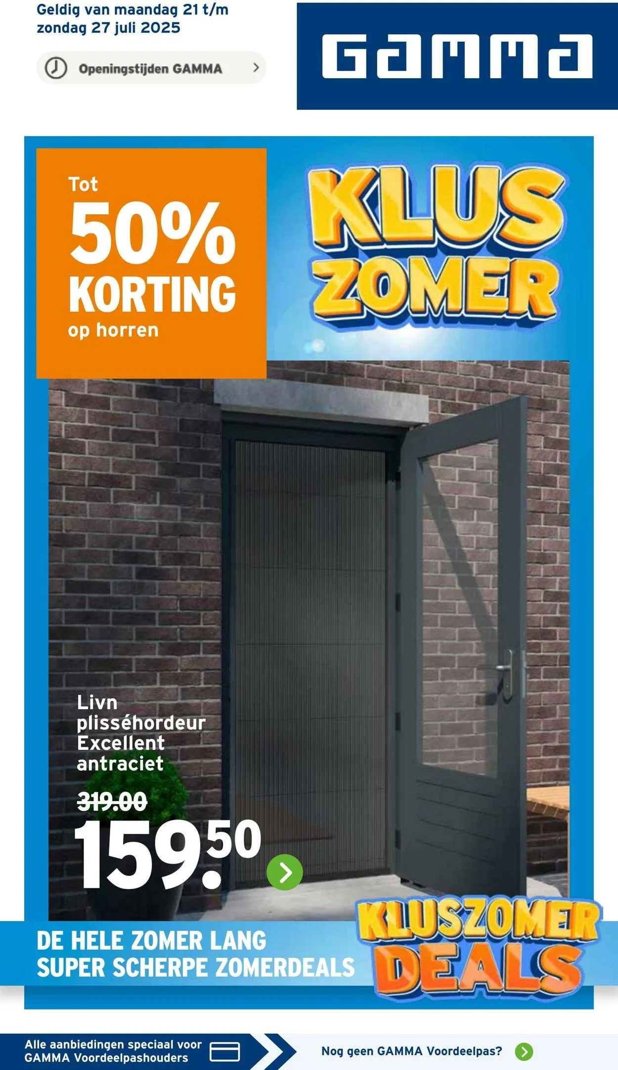 Gamma van 21 juli tot 27 juli 2025 - Folder pagina 1