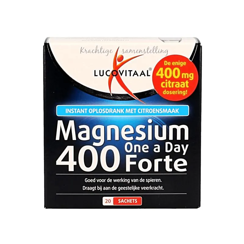 Lucovitaal Magnesium 400 forte 20 sachets
