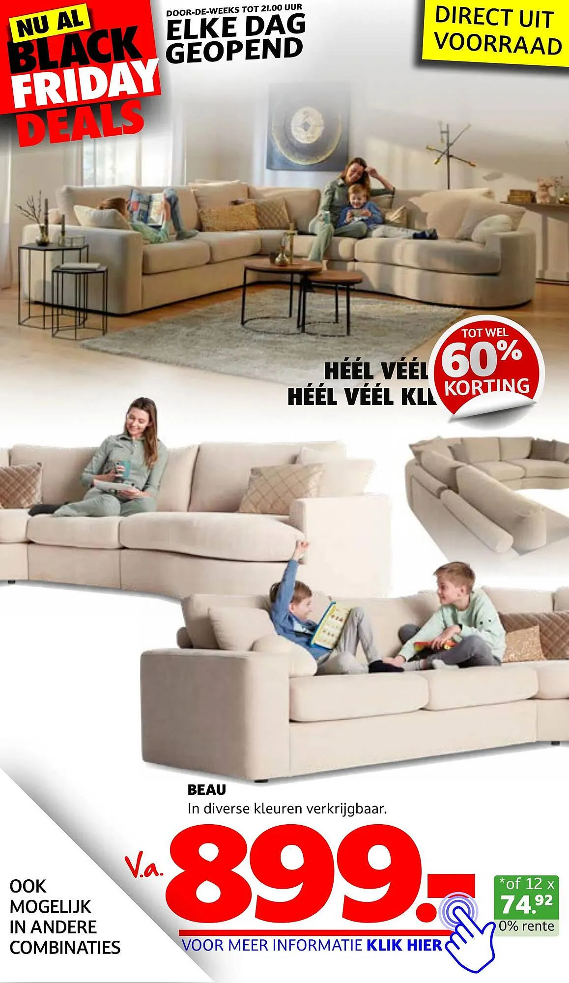 Seats and Sofas folder van 31 oktober tot 23 november 2023 - Folder pagina 54