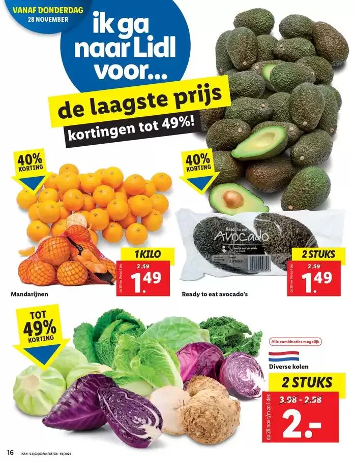 Onze beste deals voor u van 21 november tot 4 december 2024 - Folder pagina 16