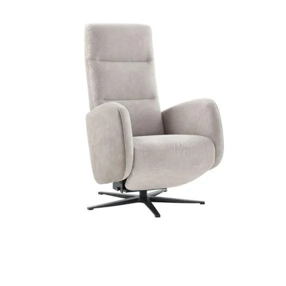 Relaxfauteuil Damario M met sta-op bruin