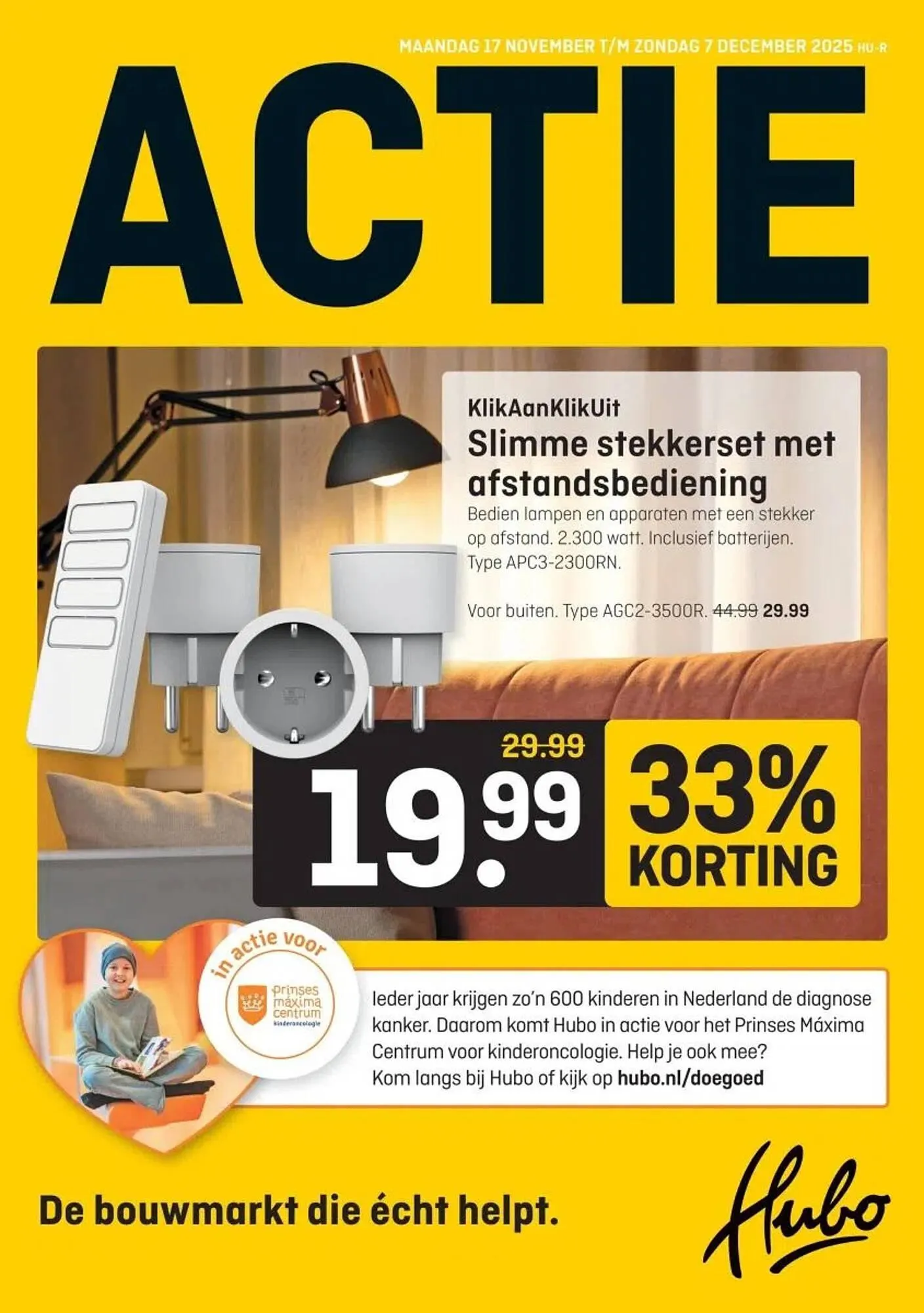 Hubo folder van 17 november tot 7 december 2025 - Folder pagina 1