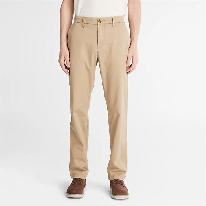 Squam Lake Stretch Chinobroek voor heren in beige