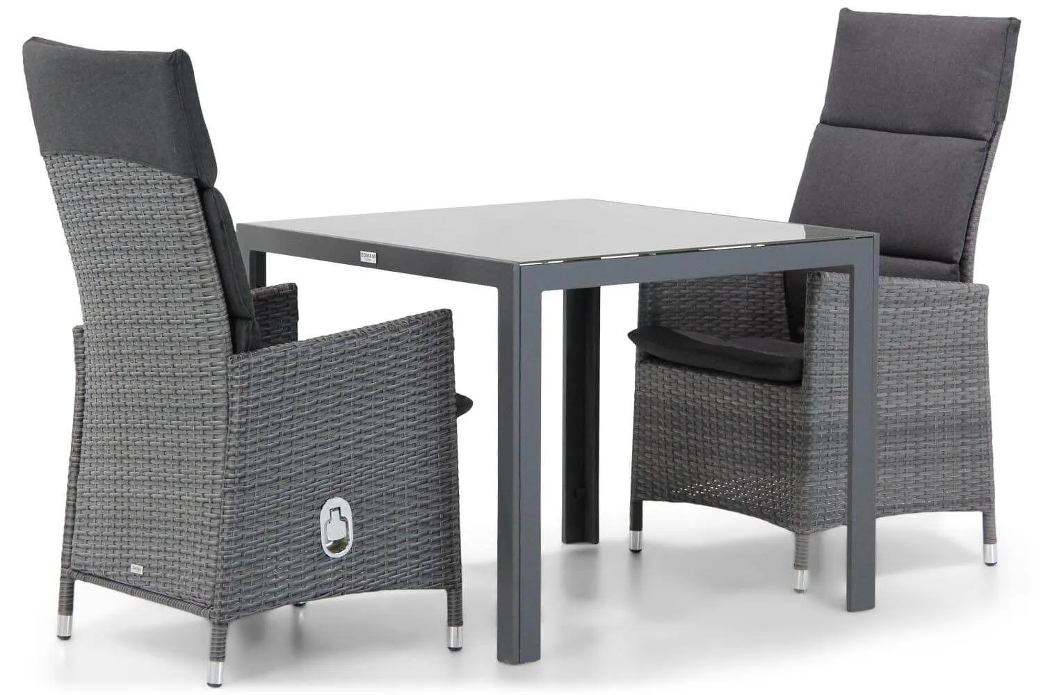 Garden Collections Denver/Mondello 90 cm dining tuinset 3-delig