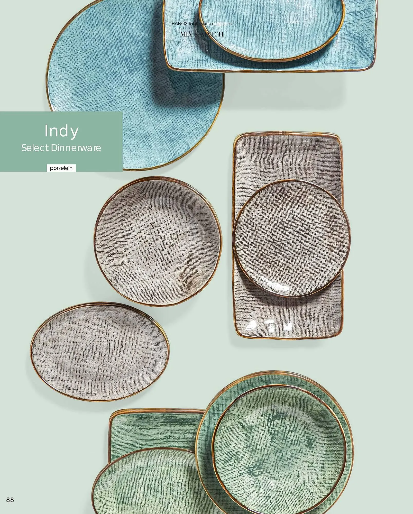 HANOS Tableware Magazine 2023-2024 van 1 januari tot 30 april 2024 - Folder pagina 88