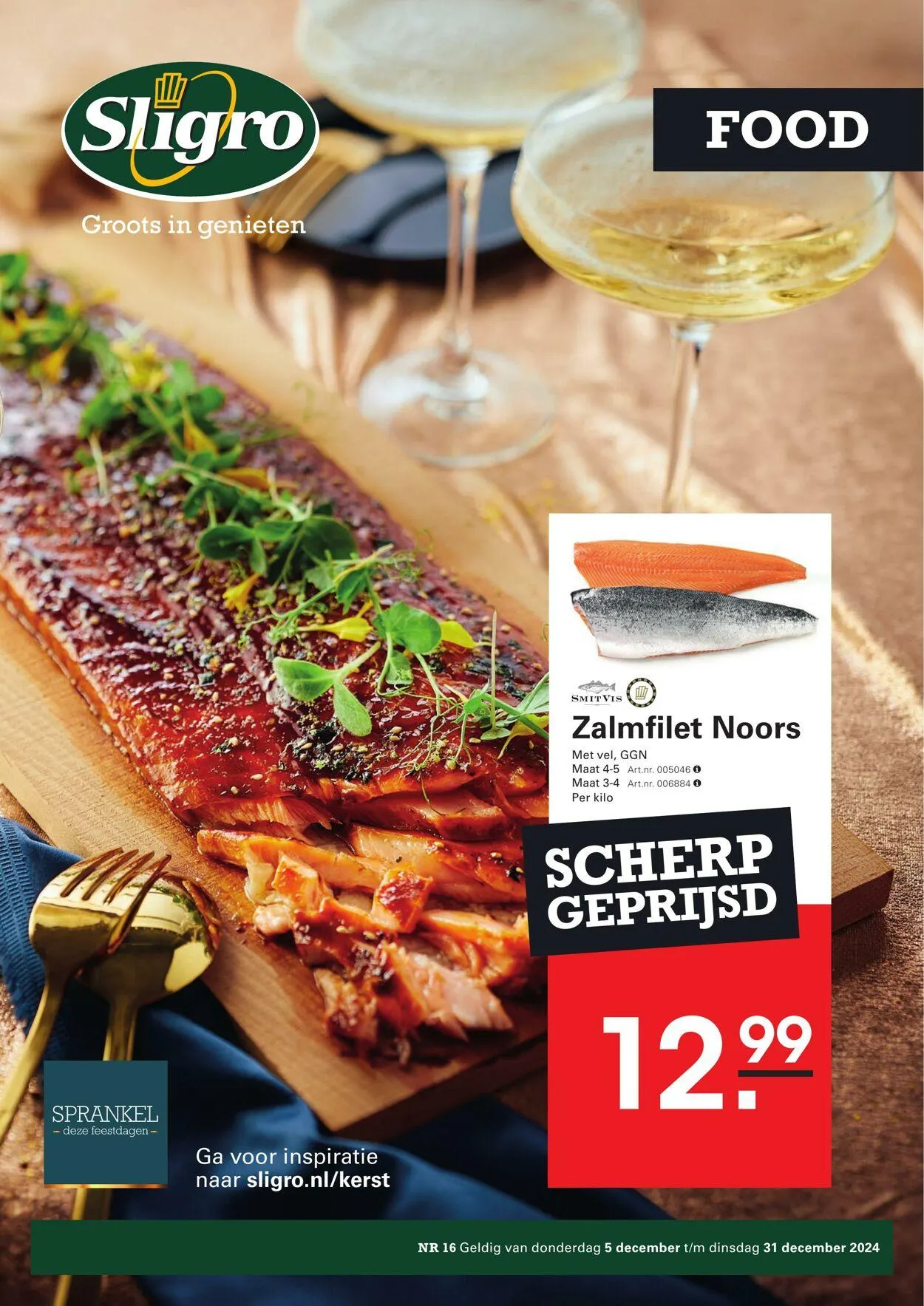 Sligro Actuele folder van 30 december tot 13 januari 2025 - Folder pagina 1