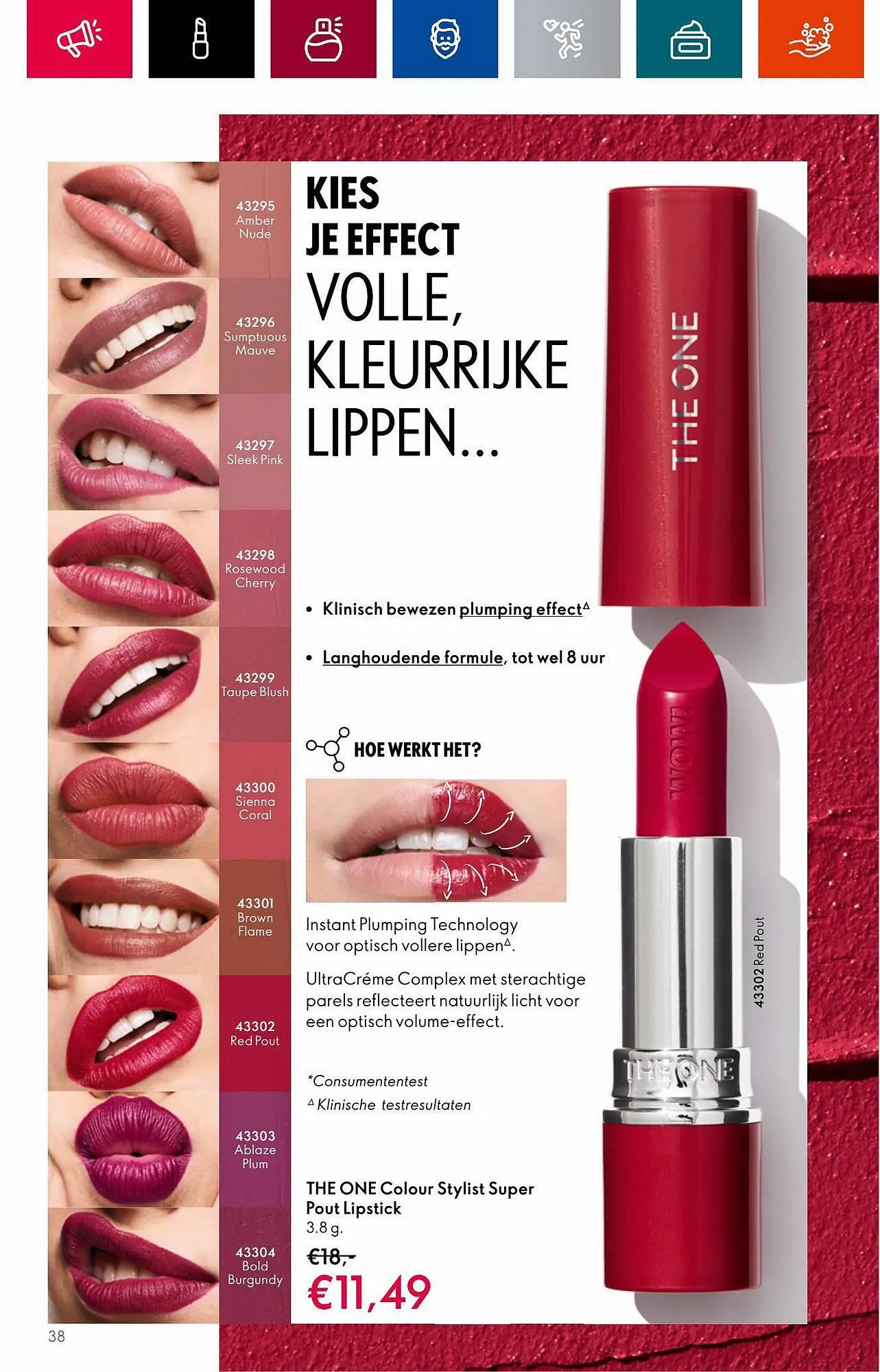 Oriflame folder van 18 juli tot 1 augustus 2023 - Folder pagina 38