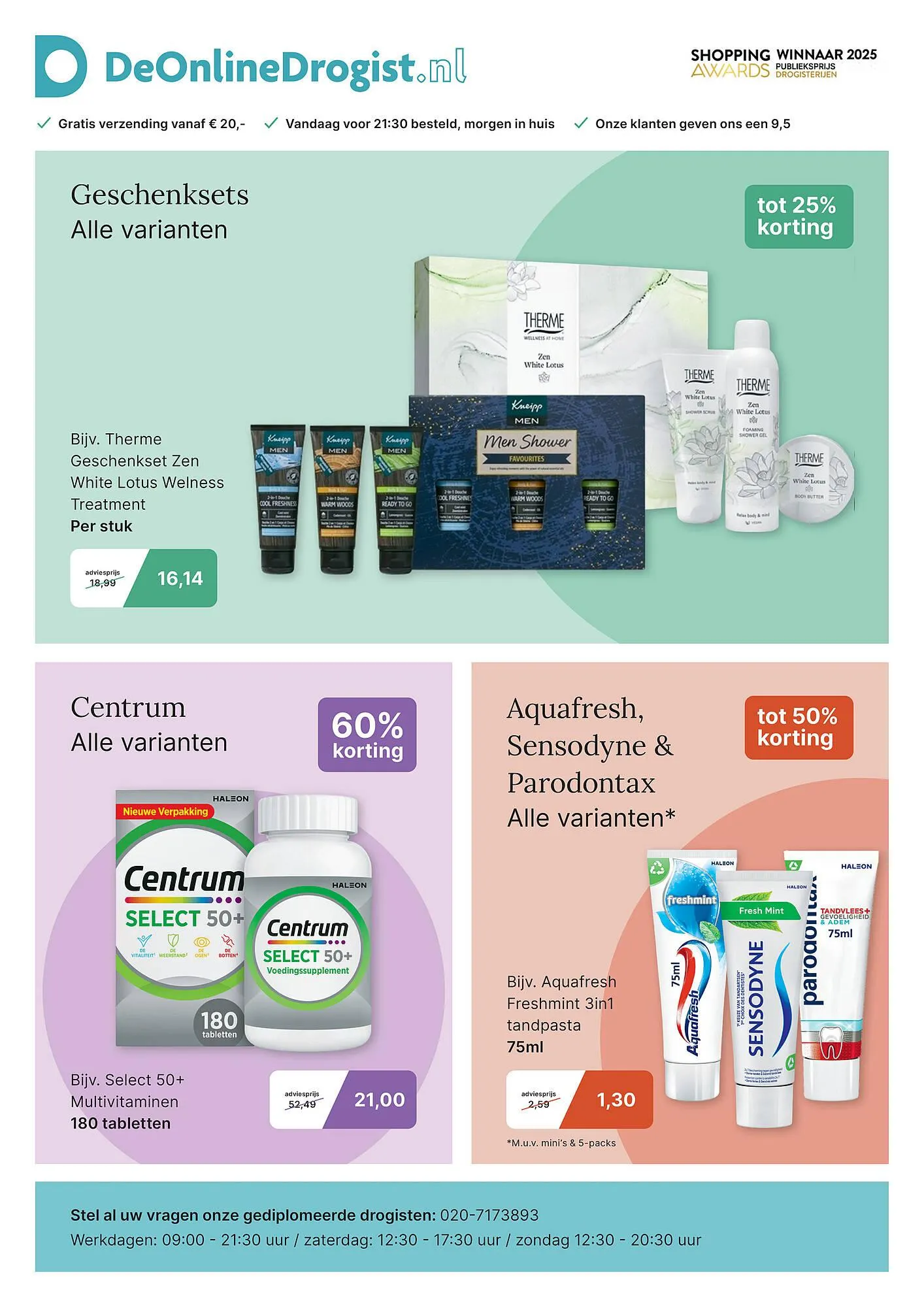 De Online Drogist folder - 1