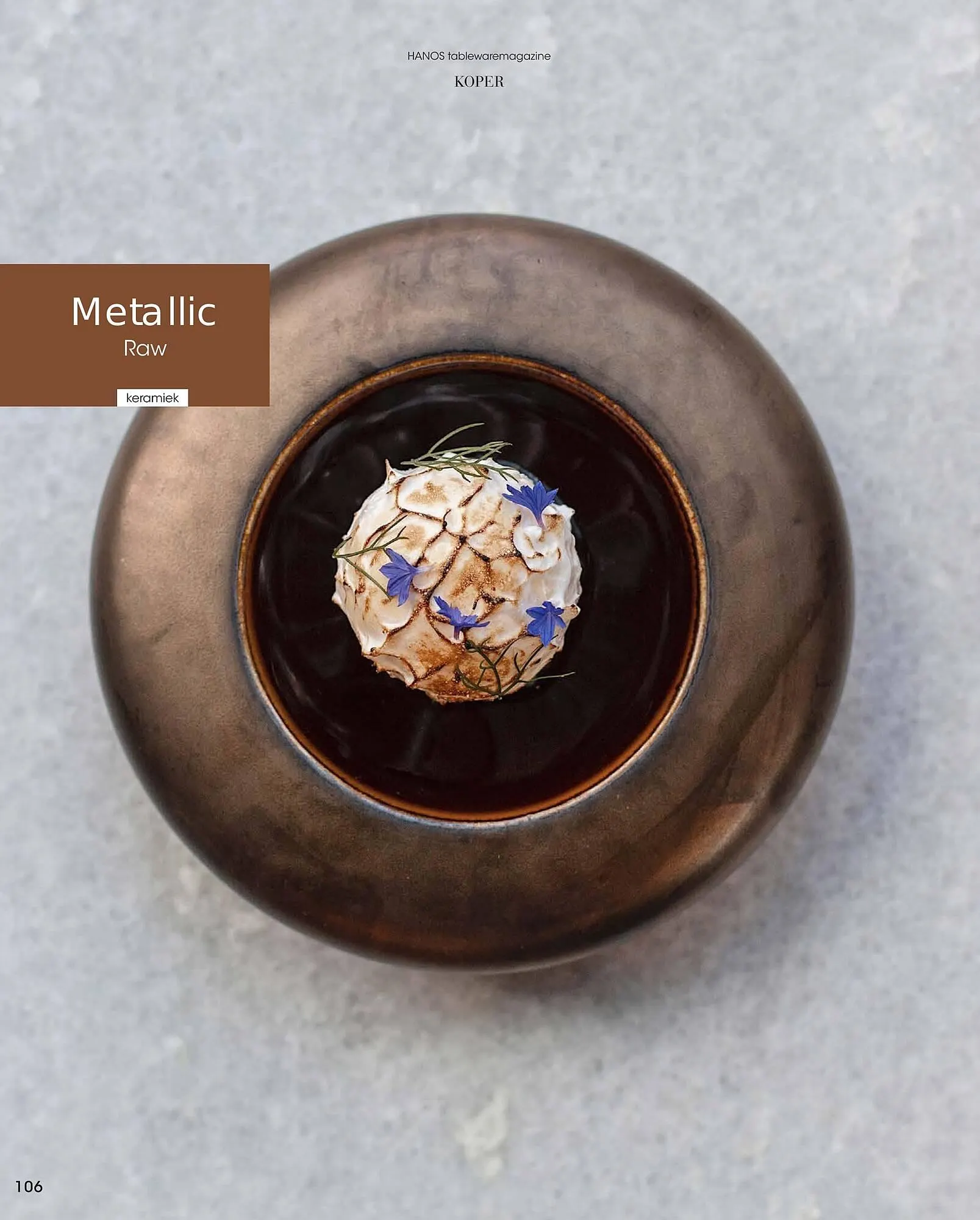 HANOS Tableware Magazine 2023-2024 van 1 januari tot 30 april 2024 - Folder pagina 106