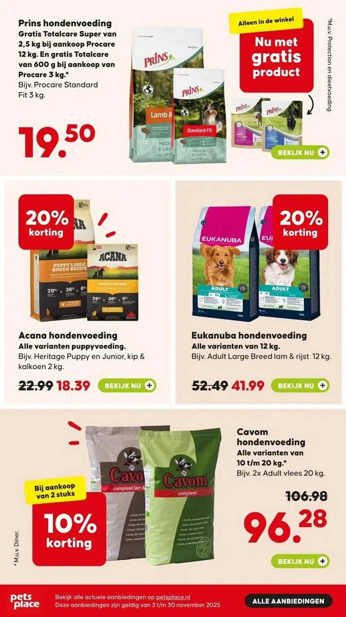 Pets Place folder van 2 november tot 2 november 2025 - Folder pagina 3