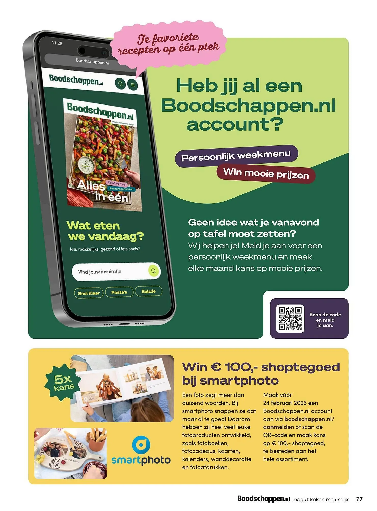 Boodschappen folder van 1 februari tot 28 februari 2025 - Folder pagina 77