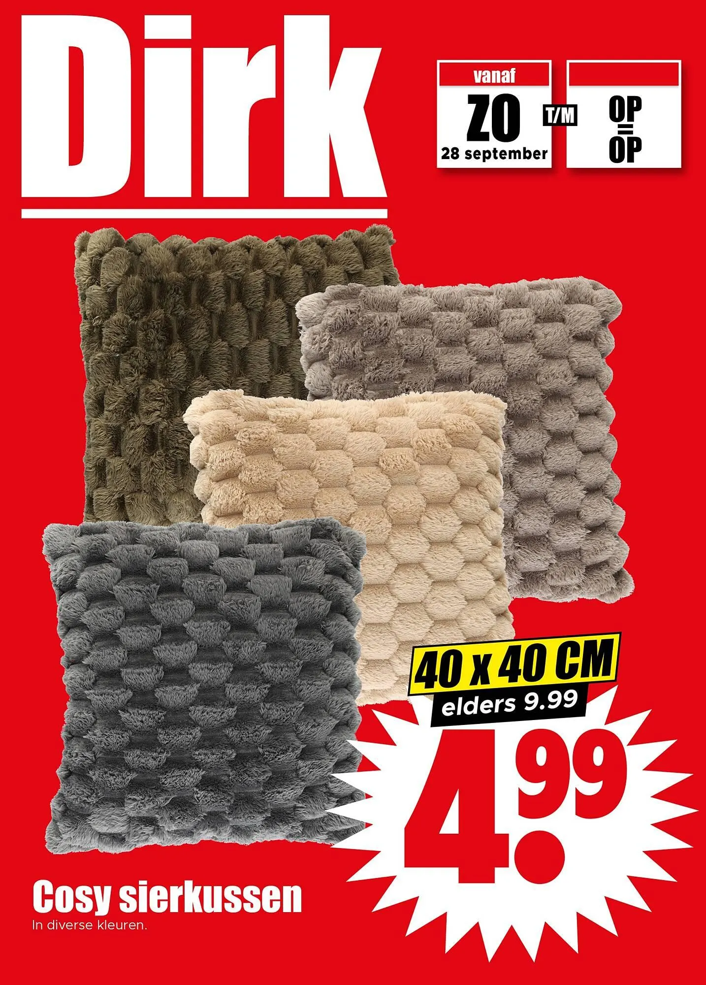 Dirk folder van 28 september tot 4 oktober 2025 - Folder pagina 1
