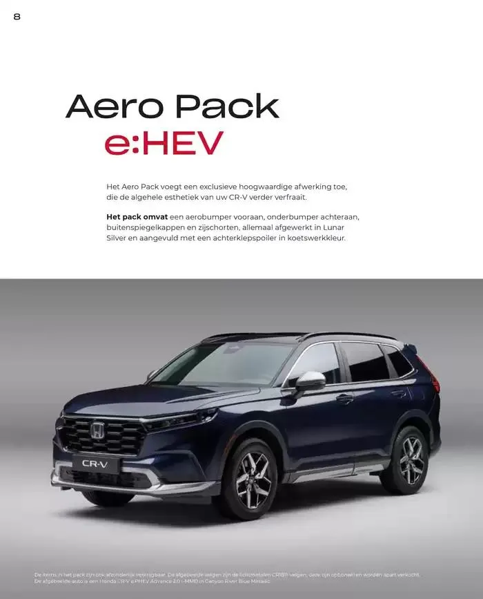 CR-V Accessories van 19 november tot 30 juni 2025 - Folder pagina 8