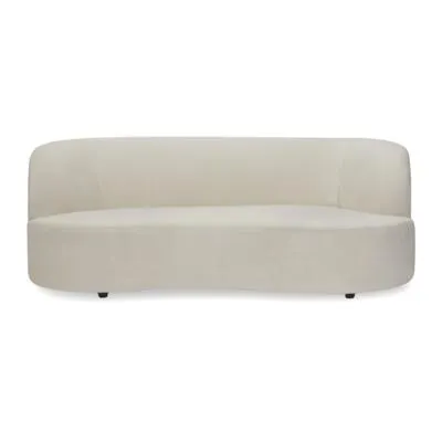 Loods 5 Design 4-zitsbank Curvy rechts 4-zits met vaste ottoman rechts | Alpine Ivory White 101