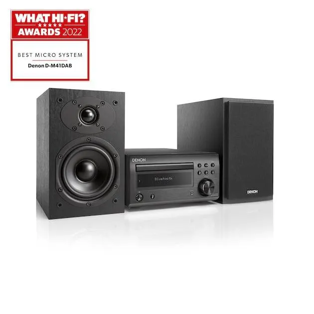 Denon DM41DAB Zwart/zwart