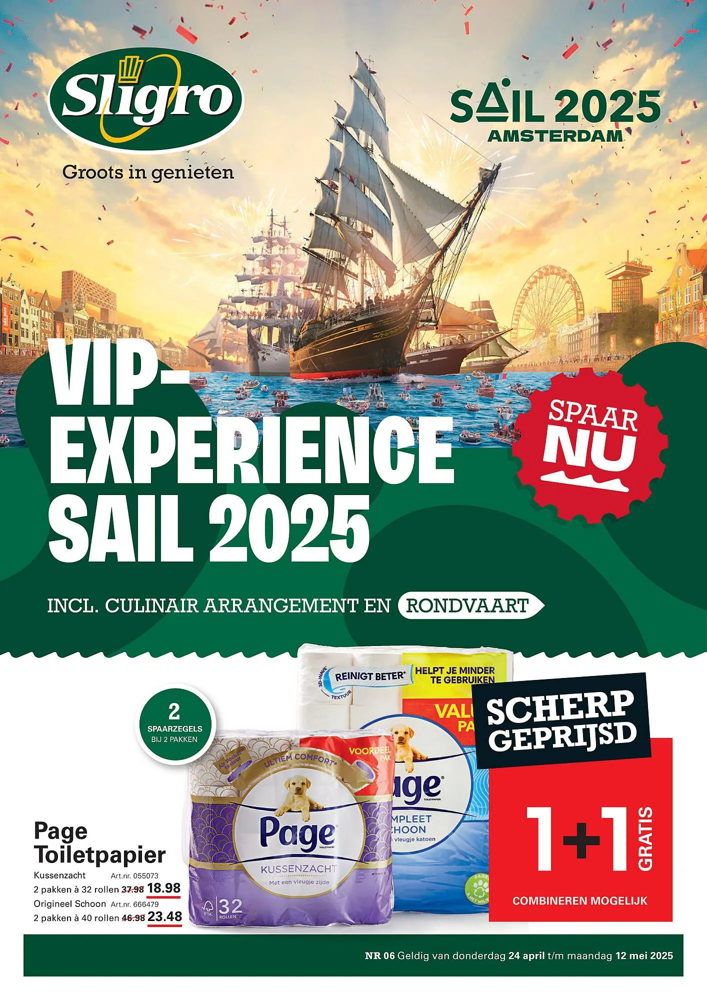 Sligro folder van 24 april tot 12 mei 2025 - Folder pagina 1