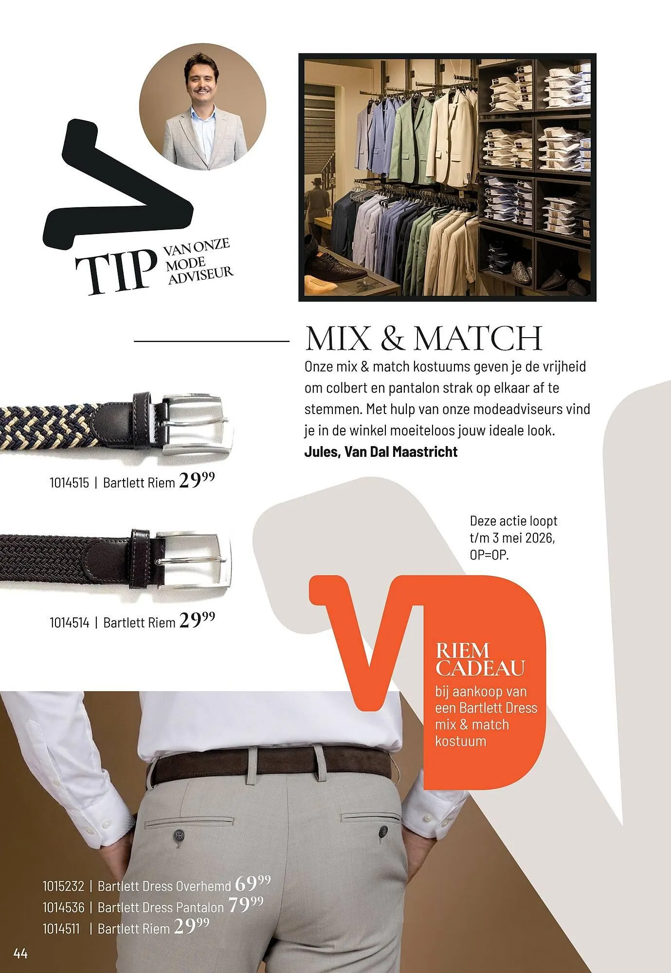 Van Dal Mannenmode folder van 8 april tot 14 april 2026 - Folder pagina 44