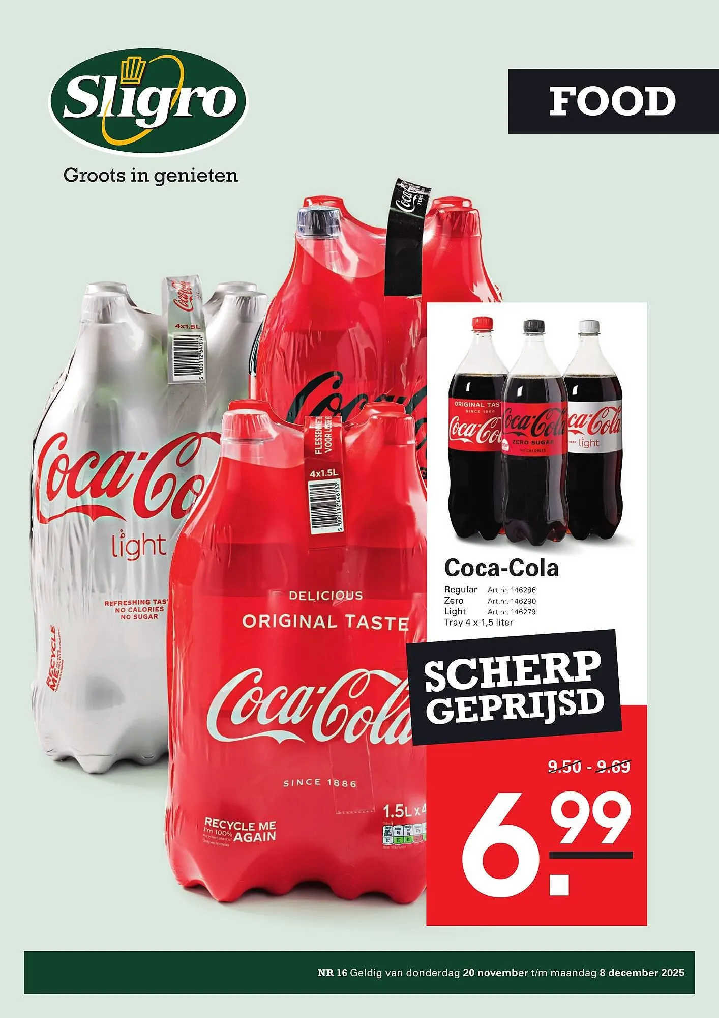 Sligro folder van 20 november tot 8 december 2025 - Folder pagina 1