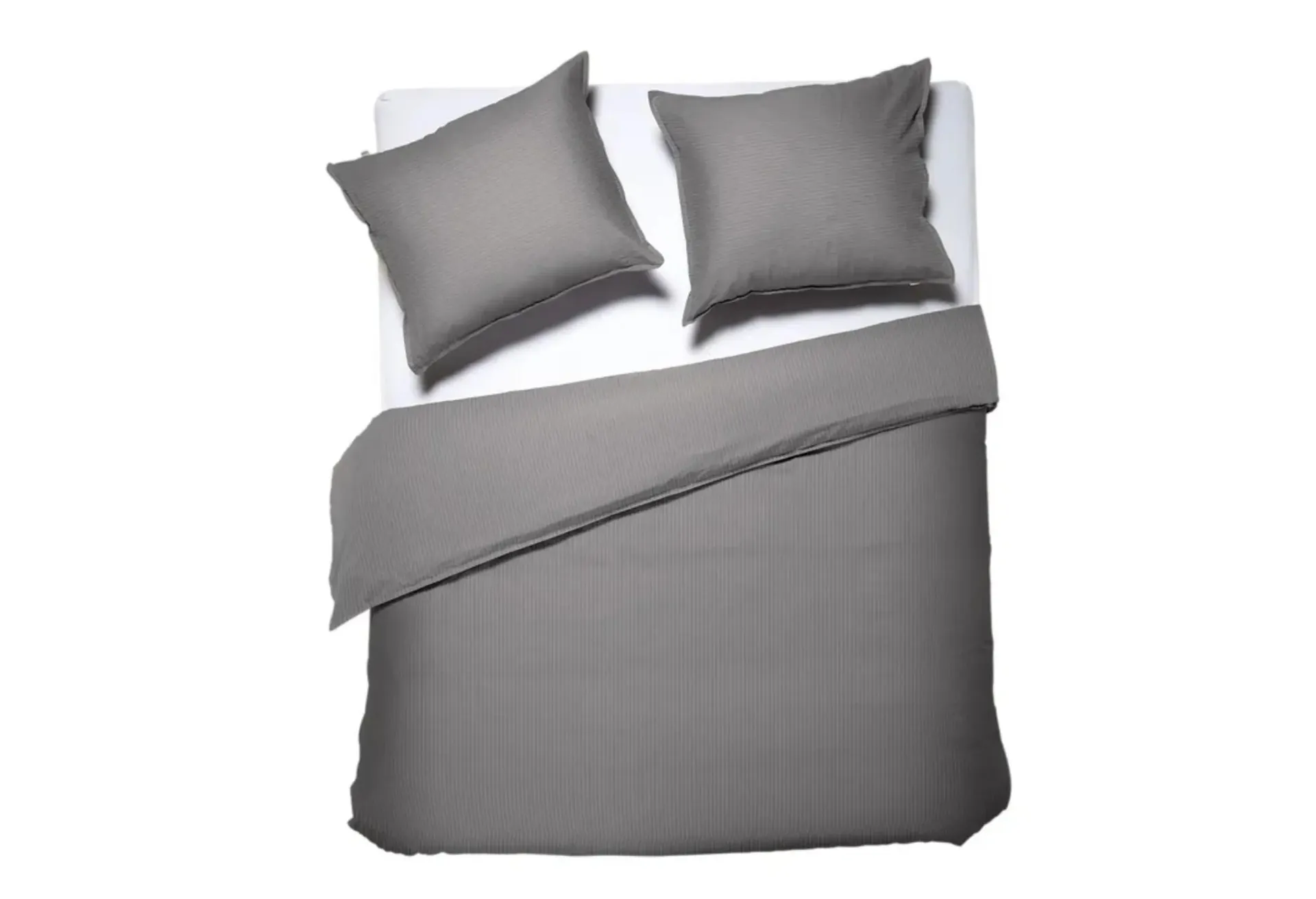 Dixxius Natural Dekbedovertrek Anthracite