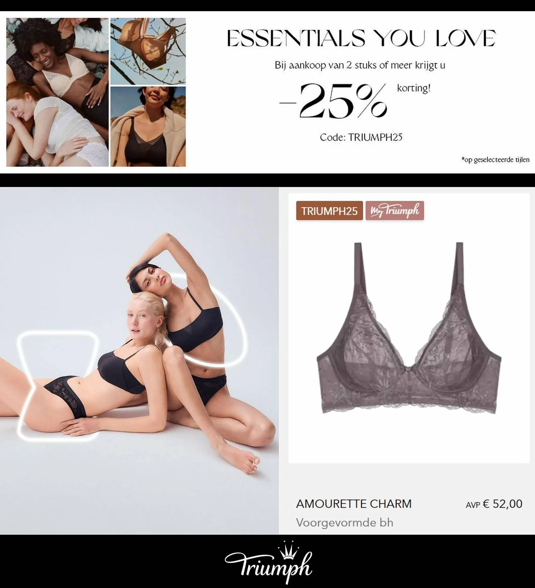 Triumph folder van 6 oktober tot 15 oktober 2023 - Folder pagina 1