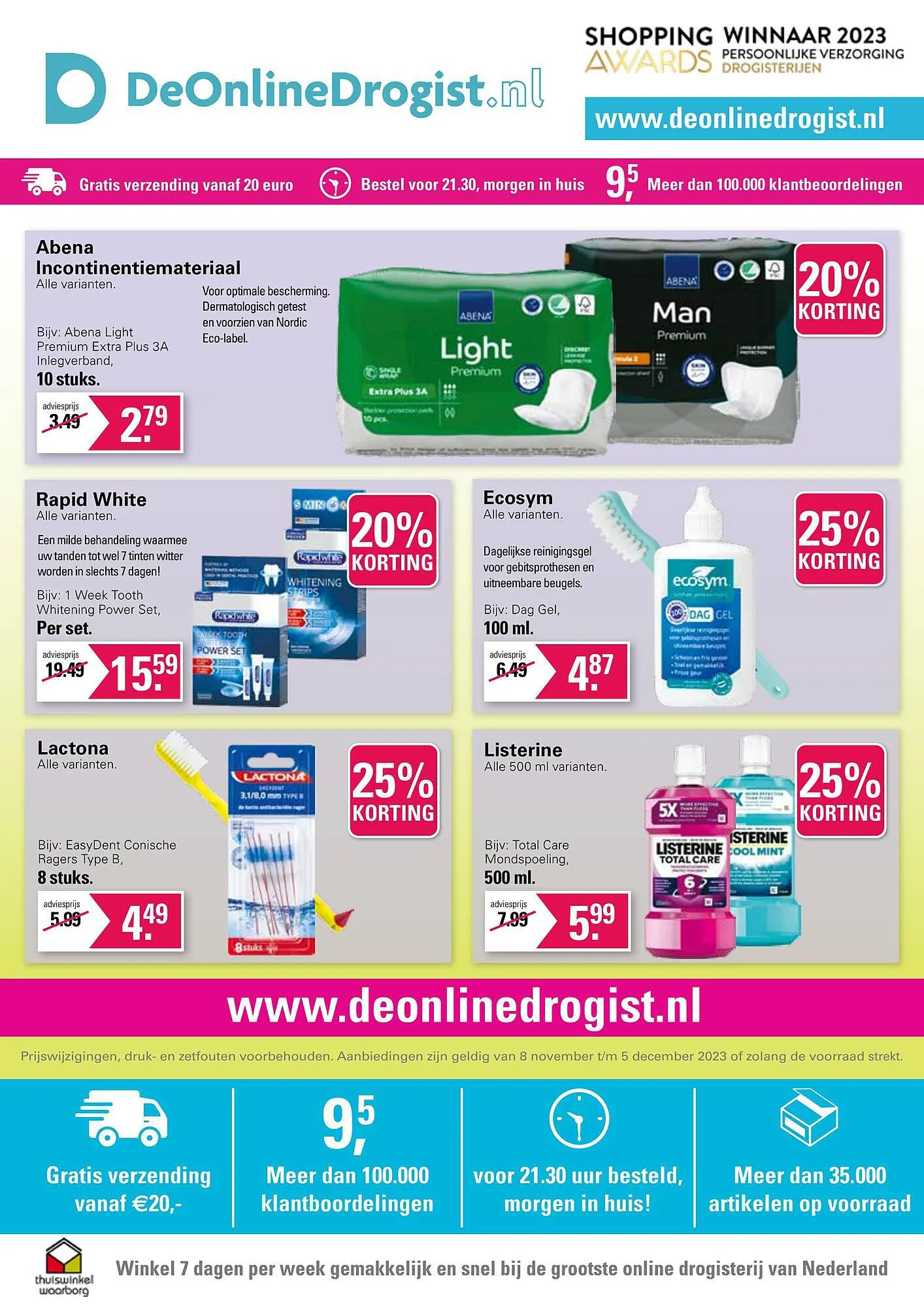 De Online Drogist folder van 8 november tot 5 december 2023 - Folder pagina 12