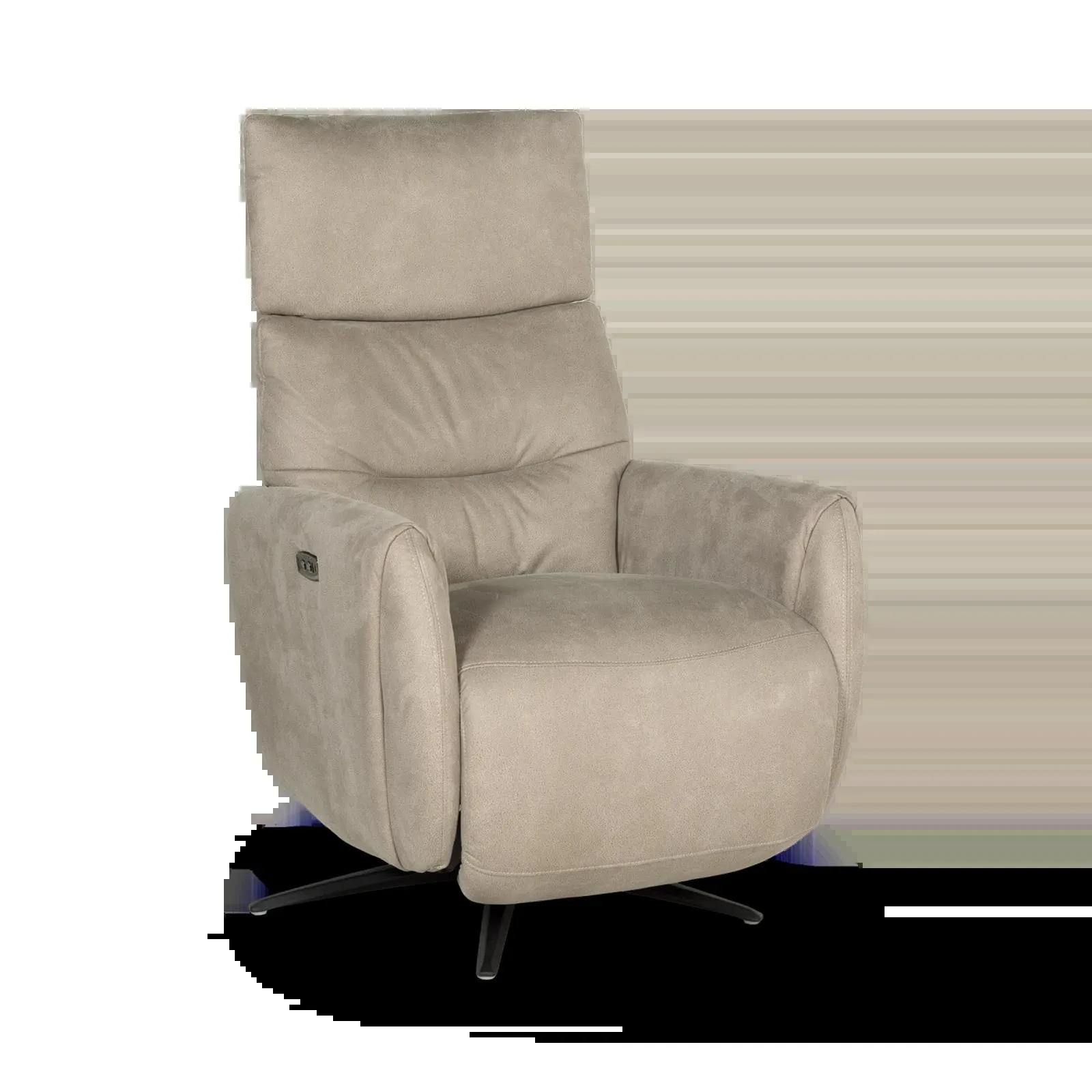 Relaxfauteuil Ramsey (incl. 2 motoren) - Billy Joe Silver Grey