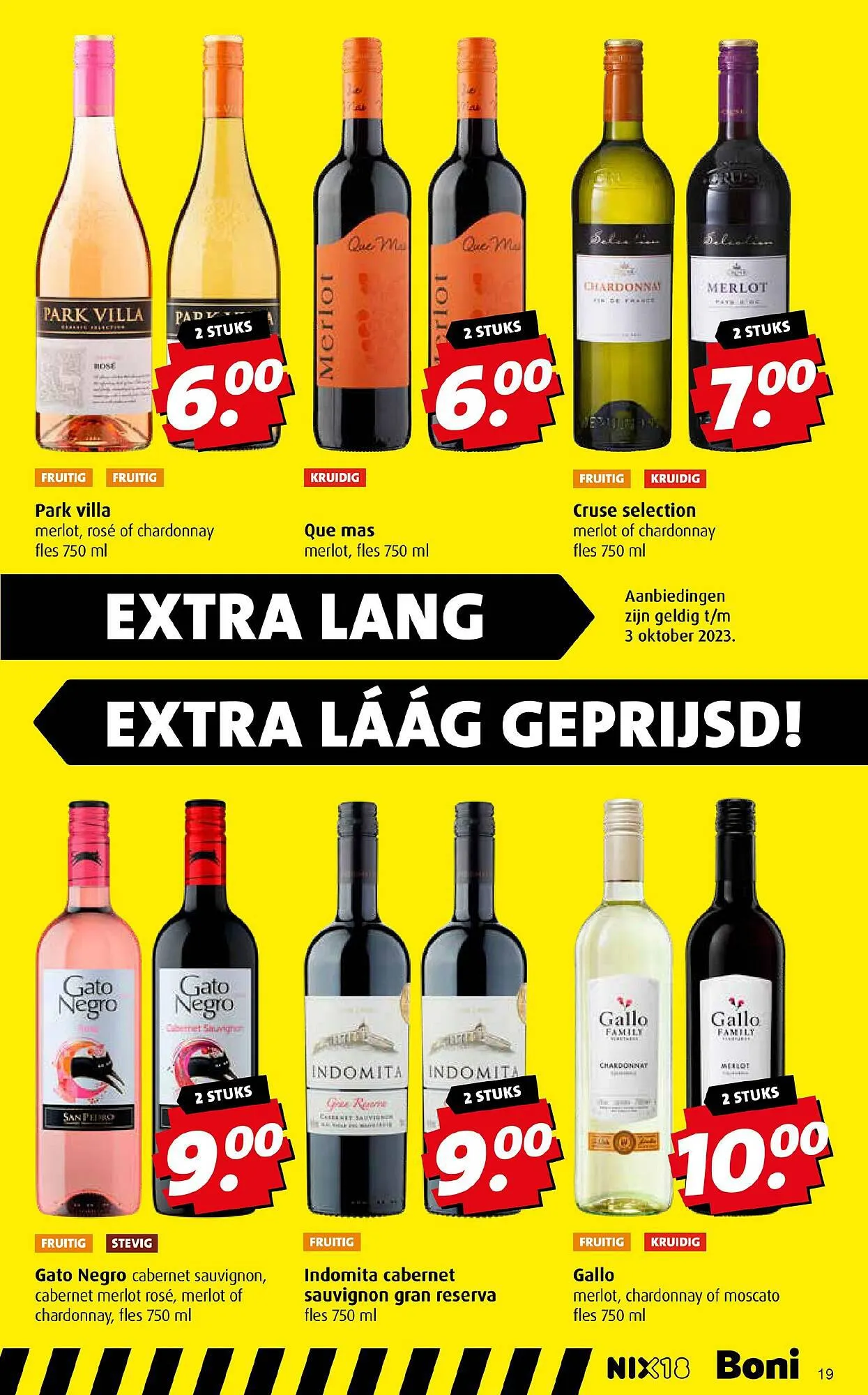 Boni folder van 20 september tot 26 september 2023 - Folder pagina 19