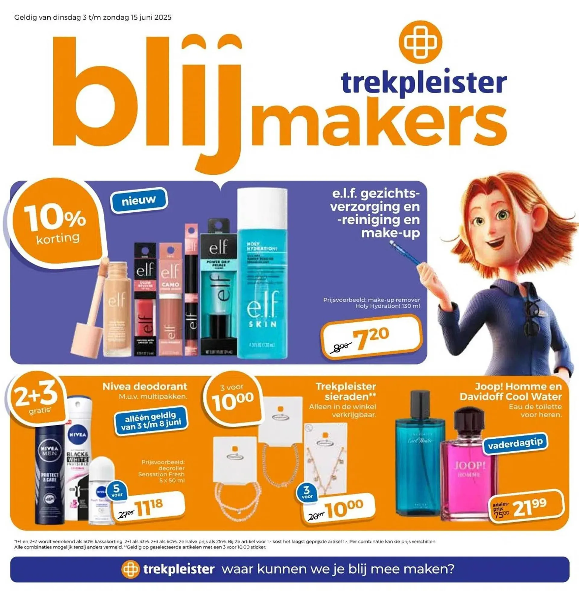 Trekpleister folder van 3 juni tot 15 juni 2025 - Folder pagina 1