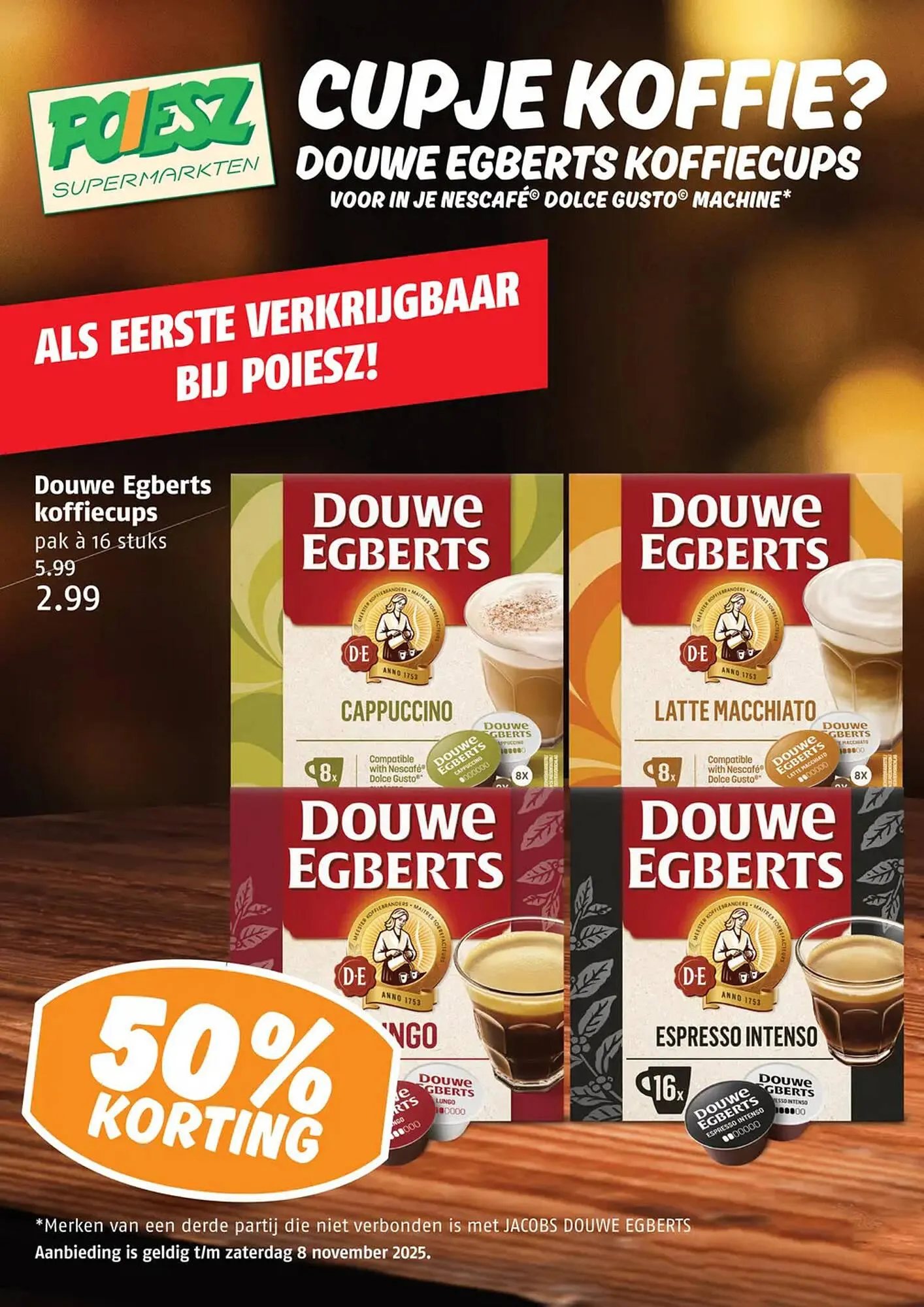 Poiesz folder van 6 november tot 8 november 2025 - Folder pagina 1