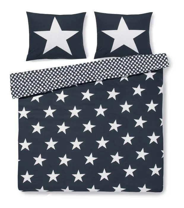 Dekbedovertrek Day Dream Katoen Vesper - zwart