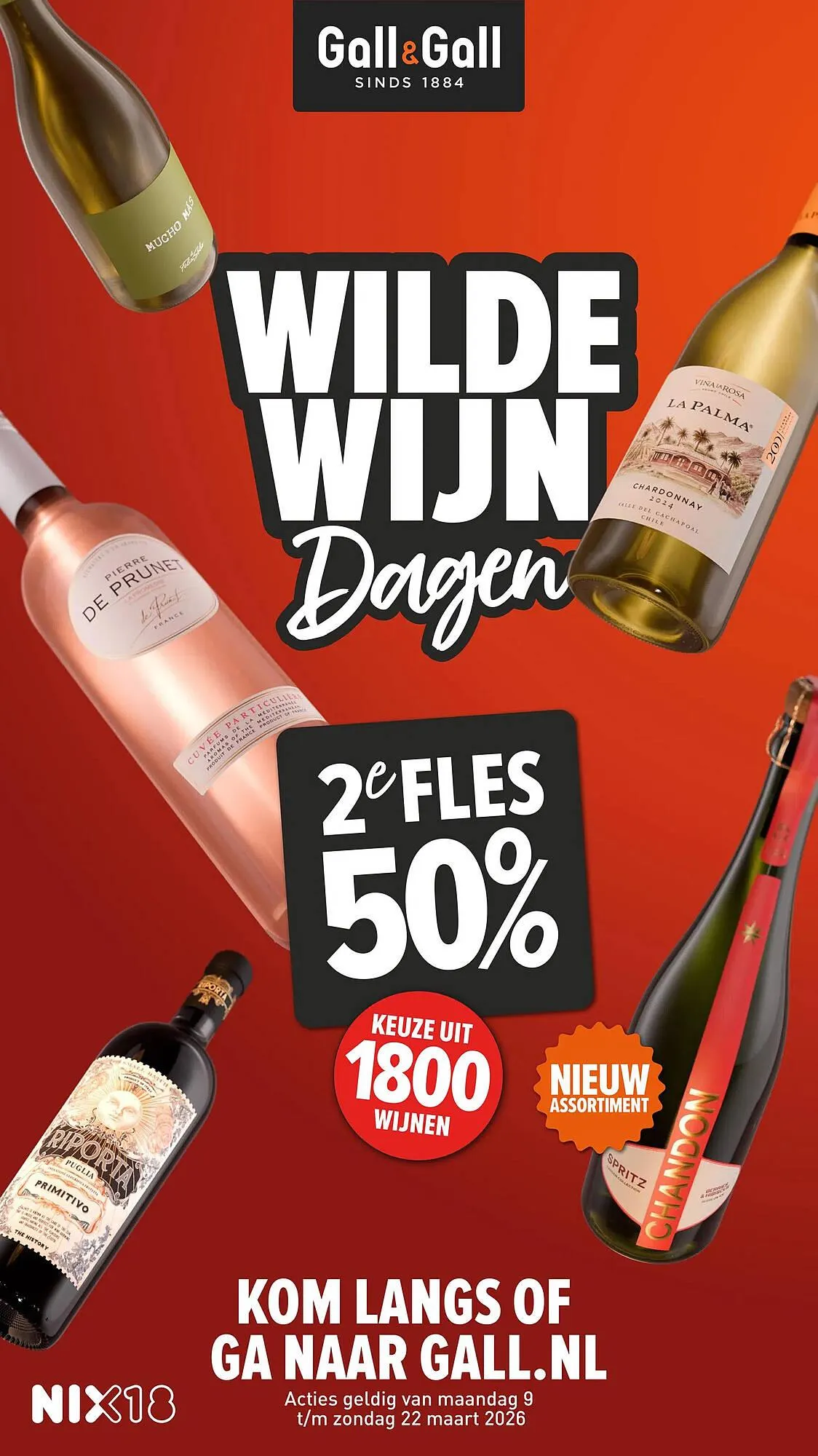 Gall & Gall folder van 9 maart tot 15 maart 2026 - Folder pagina 1
