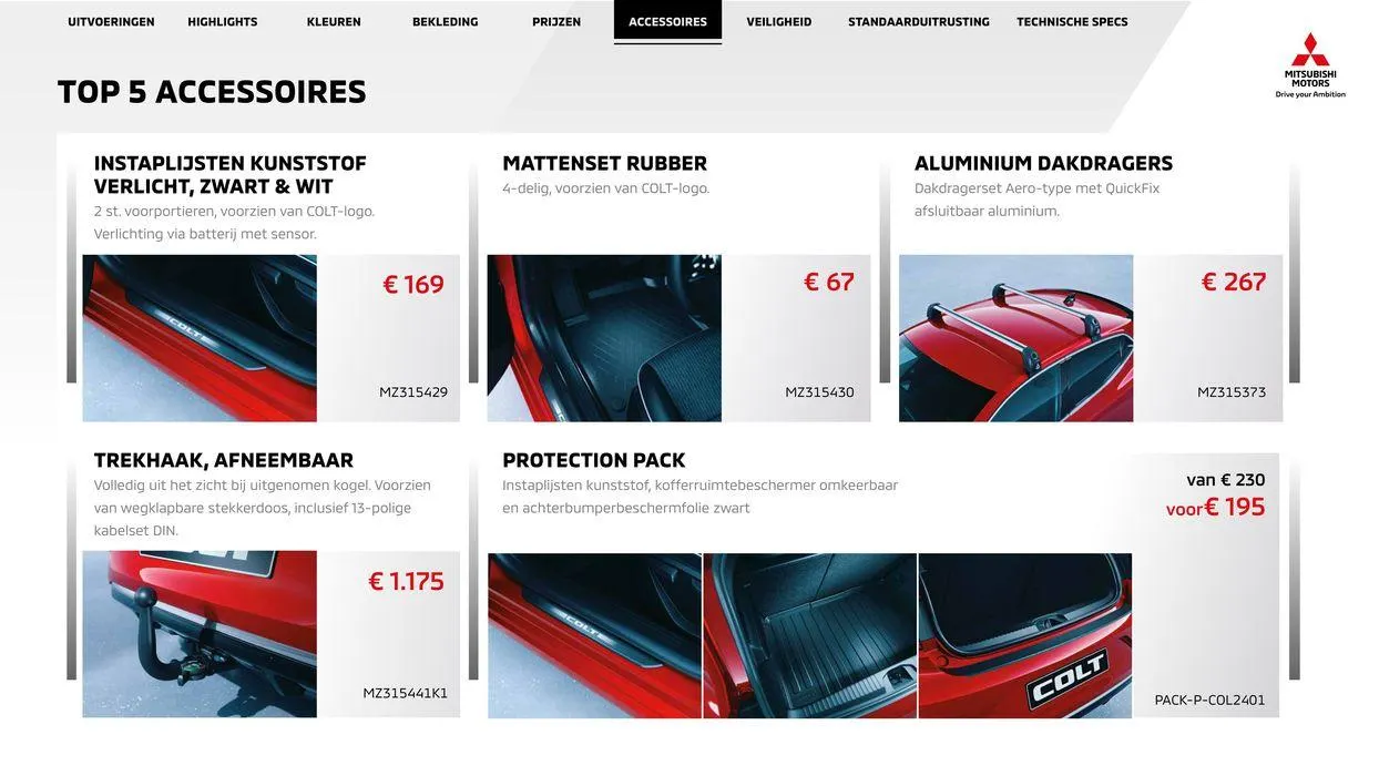 Mitsubishi Colt van 10 mei tot 10 mei 2025 - Folder pagina 12